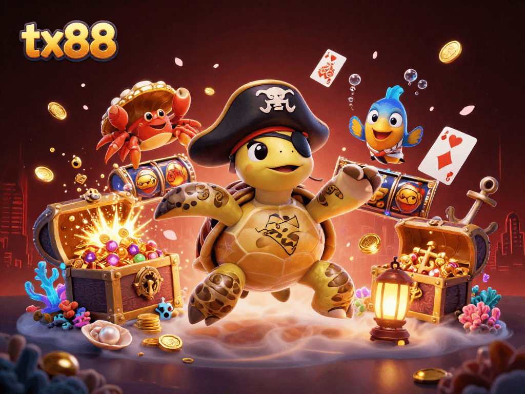 Engage with tx88, experiencing thrilling slots and jackpots under oceanic wonders.