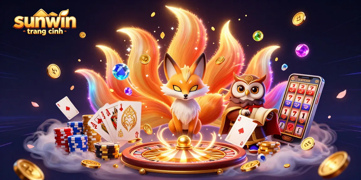 Join the excitement at sunwin trang chính with vibrant casino elements and enchanting characters!