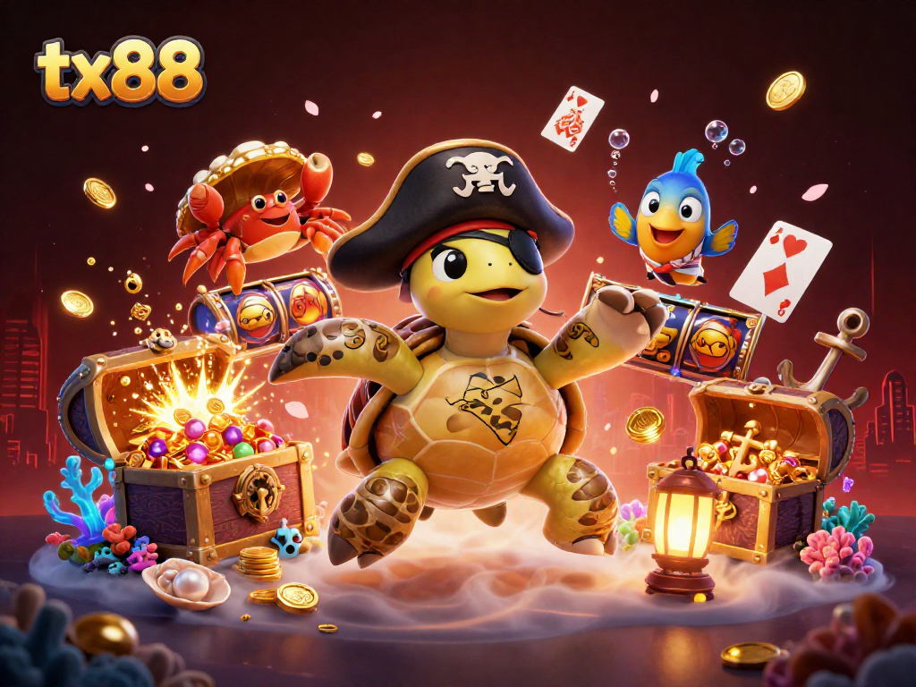 Engage with tx88, experiencing thrilling slots and jackpots under oceanic wonders.