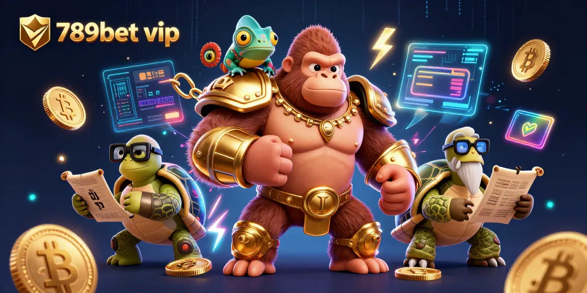 Join the action at 789bet vip with vibrant visuals showcasing dynamic gambling elements and characters.