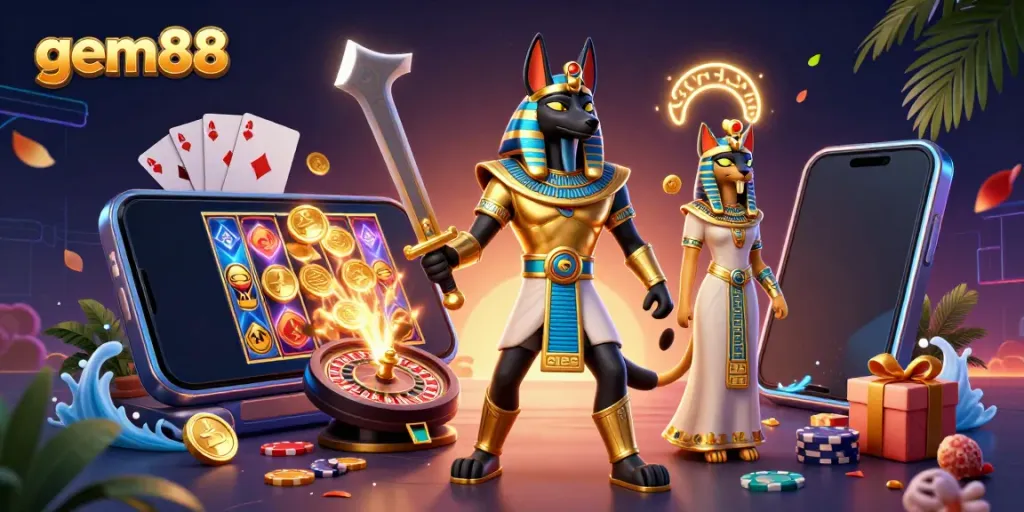 Experience the thrills of gem88 with vibrant slot games and ancient Egyptian themes.