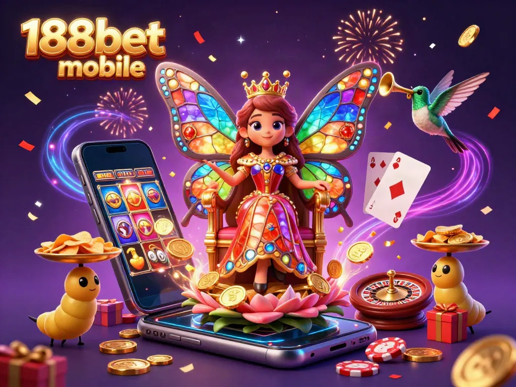 Experience vibrant gaming with the 188bet mobile app, featuring dynamic slot games and engaging casino elements.