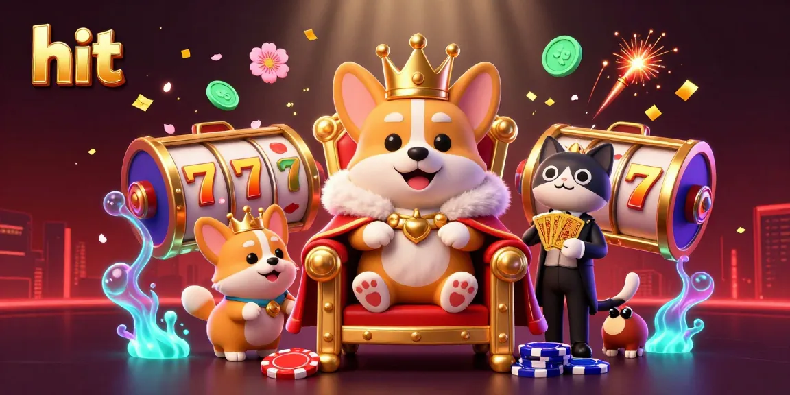 Hit the jackpot with our 3D corgi casino scene featuring games, luck, and rich visuals.
