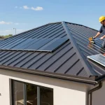 Quality standing seam roof installation process with contractors ensuring durability and energy efficiency.