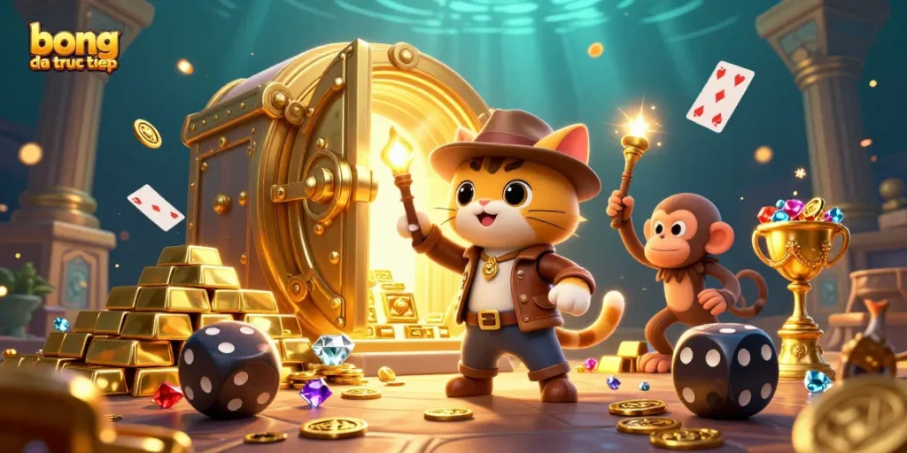 Experience bong da truc tiep with vibrant casino treasures and dynamic gaming elements