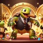 sn88 engages players with a lively casino scene featuring vibrant characters and treasure elements.
